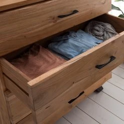 Ars Natura Kommode Vardo - Akazie massiv / Metall - Akazie / Schwarz -Schlafzimmer Verkaufe DE 1000166790 200720 14105200003 MOOD DETAILS P000000001000166790 mood