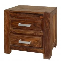 Ars Natura Nachttisch Ohio - Sheesam massiv