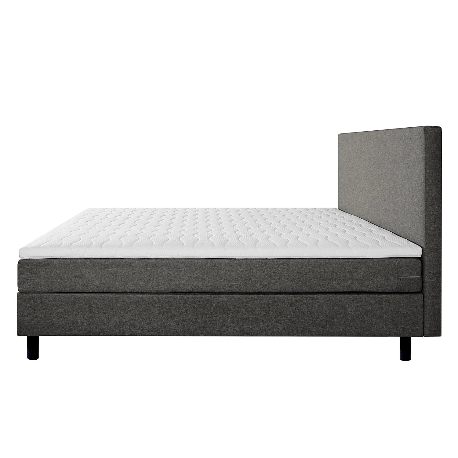 Fredriks Boxspringbett Joiselle - inkl. Topper - Webstoff - Anthrazit - 140 x 200cm 3 Fredriks Boxspringbett Joiselle - inkl. Topper - Webstoff - Anthrazit - 140 x 200cm – Bild 3