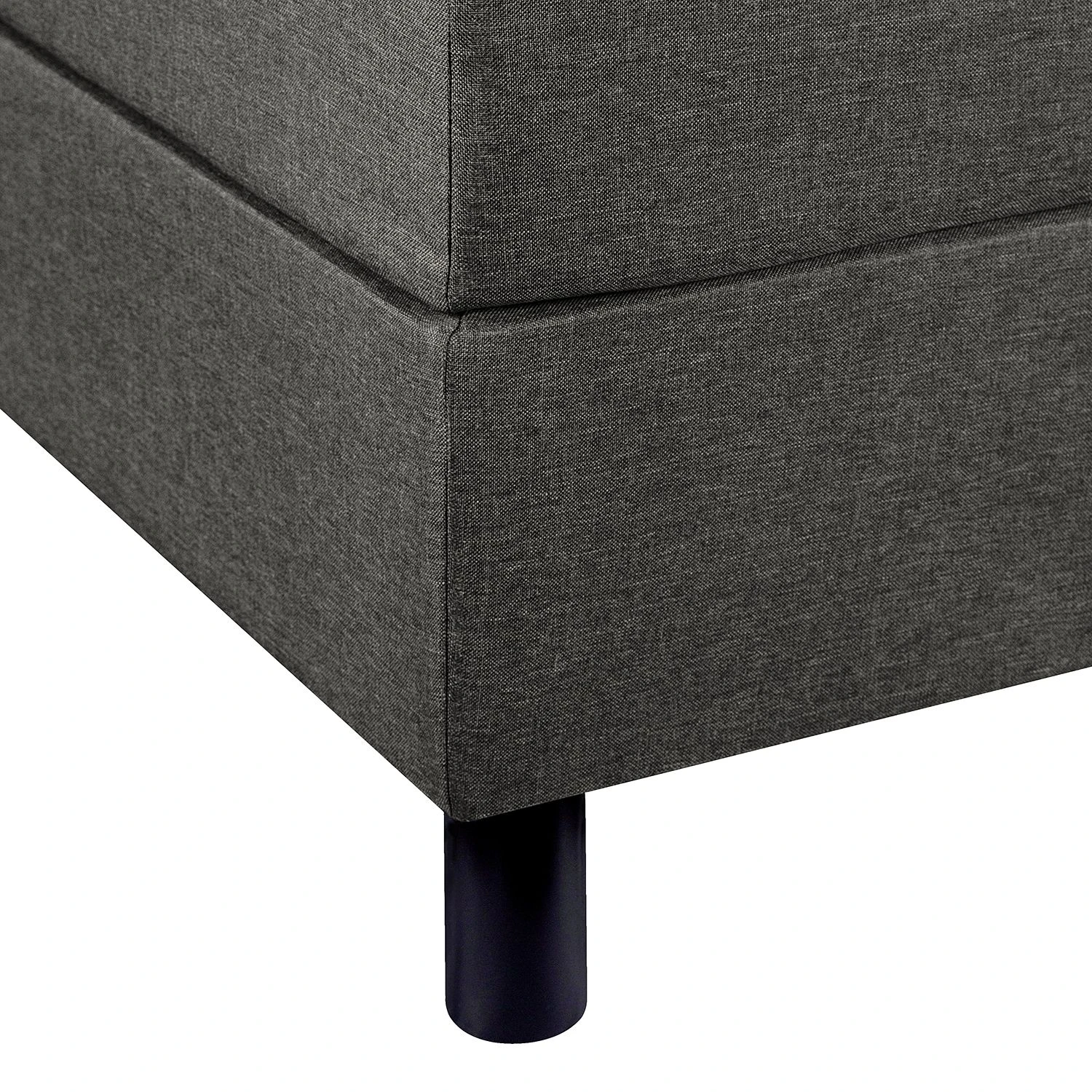 Fredriks Boxspringbett Joiselle - inkl. Topper - Webstoff - Anthrazit - 140 x 200cm 5 Fredriks Boxspringbett Joiselle - inkl. Topper - Webstoff - Anthrazit - 140 x 200cm – Bild 5