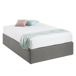 Mørteens Polsterbett El Ancor - Webstoff - Grau - 160 x 200cm