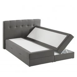 Fredriks Boxspringbett Royal Night - inkl. Topper - Rauchgrau - 160 x 200cm - 2 Bettkästen -Schlafzimmer Verkaufe DE 1000174150 190726 13350900072 DETAILS P000000001000174150