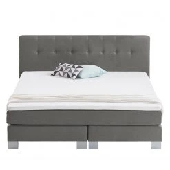 Fredriks Boxspringbett Royal Night - inkl. Topper - Rauchgrau - 200 x 200cm - Kein Bettkasten -Schlafzimmer Verkaufe DE 1000174155 190726 13351400102 DETAILS P000000001000174155