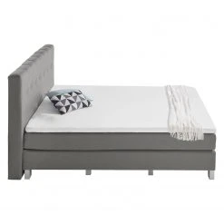 Fredriks Boxspringbett Royal Night - inkl. Topper - Rauchgrau - 200 x 200cm - Kein Bettkasten -Schlafzimmer Verkaufe DE 1000174155 190726 13351400103 DETAILS P000000001000174155