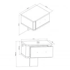 Loftscape Bettanlage Tromoy - Braun -Schlafzimmer Verkaufe DE 1000175592 190705 06260800196 SKETCH DETAILS P000000001000175592 sketch