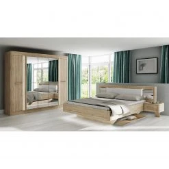 Loftscape Schlafzimmerset Tromoy (4-teilig) - Braun