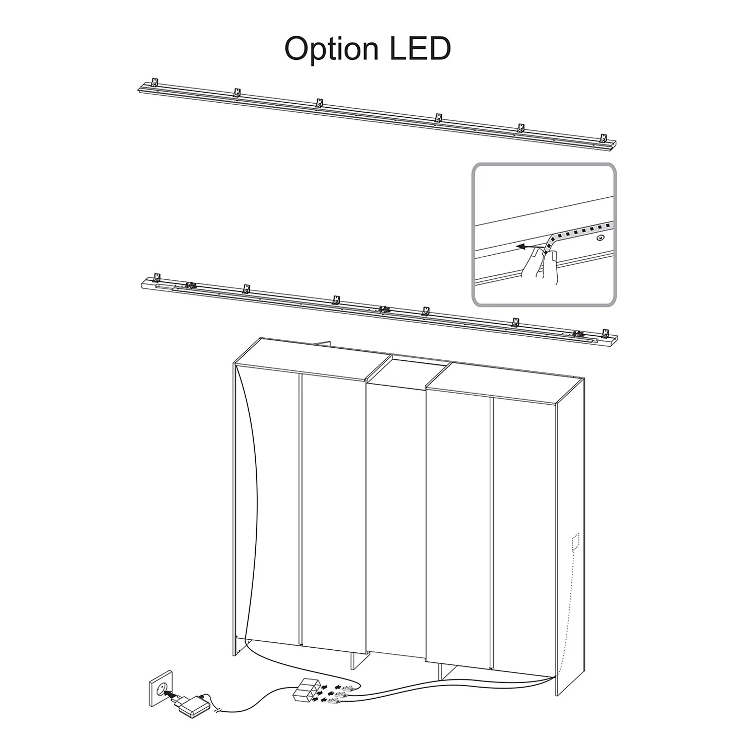 Loftscape Schlafzimmerset Skalavik (4-teilig) - Braun 14 Loftscape Schlafzimmerset Skalavik (4-teilig) - Braun – Bild 14