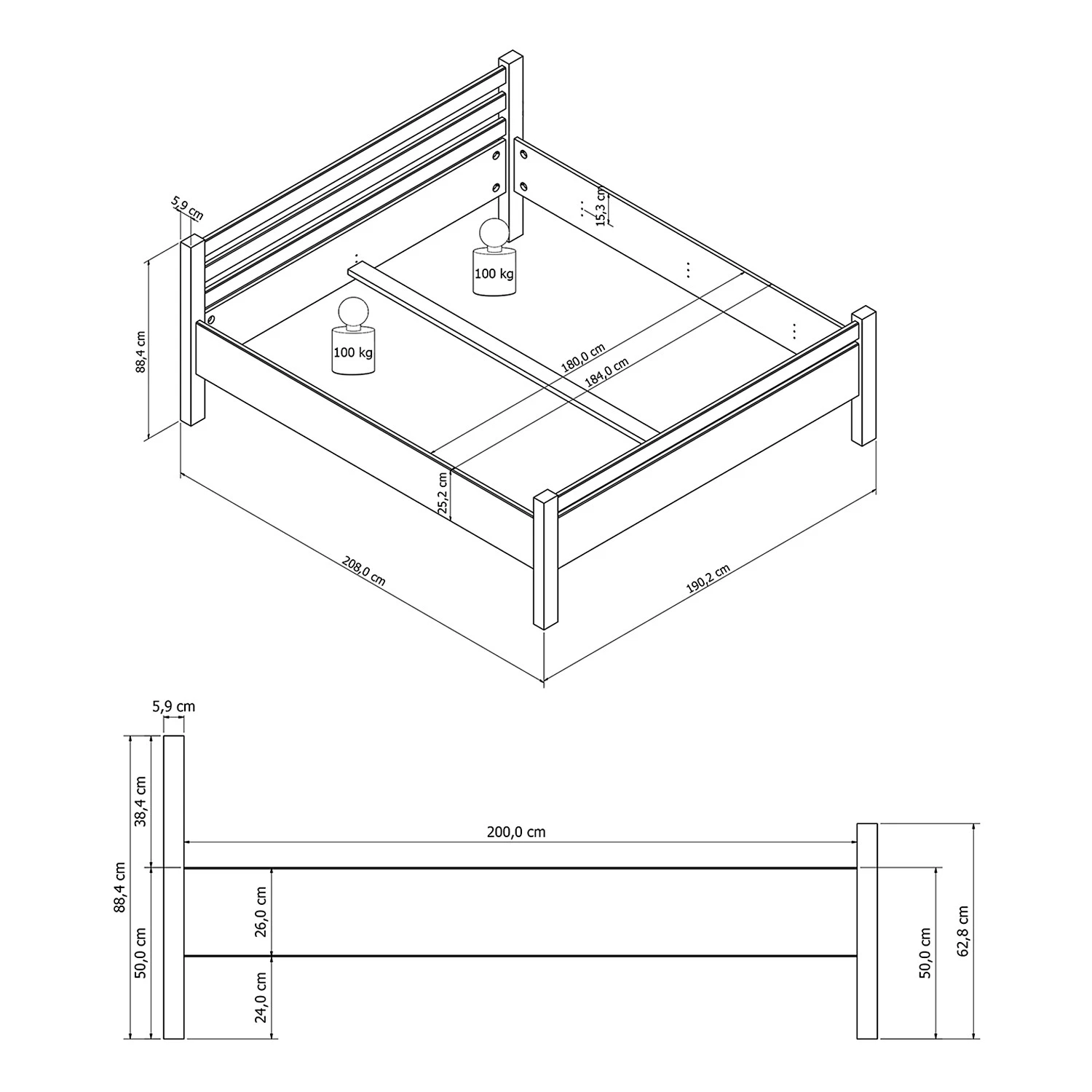 Loftscape Schlafzimmerset Skalavik (4-teilig) - Braun 15 Loftscape Schlafzimmerset Skalavik (4-teilig) - Braun – Bild 15