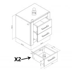 Loftscape Schlafzimmerset Skalavik (4-teilig) - Braun 36 Loftscape Schlafzimmerset Skalavik (4-teilig) - Braun -Schlafzimmer Verkaufe DE 1000175611 190705 06262300361 SKETCH DETAILS P000000001000175611 sketch