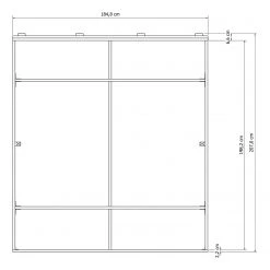Loftscape Schlafzimmerset Vinstra (6-teilig) - Braun -Schlafzimmer Verkaufe DE 1000175614 190705 06262700407 SKETCH DETAILS P000000001000175614 sketch