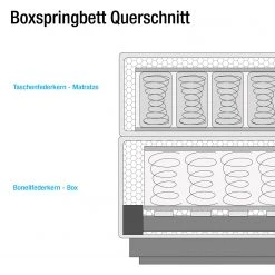 Naturoo Boxspringbett Moneta - Webstoff - Eiche massiv - Grau - 180 x 200cm - Doppelmatratze H2/H3 -Schlafzimmer Verkaufe DE 1000175854 190703 16140800892 SKETCH GALLERYIMAGES P000000001000175854 sketch