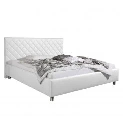 Loftscape Polsterbett Groven - Weiß - 200 x 200cm