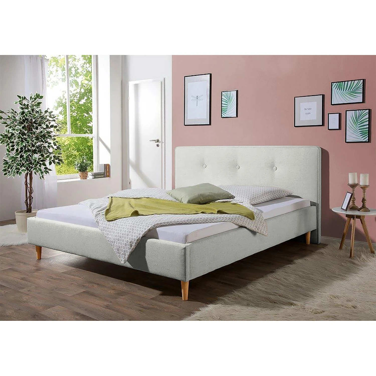 Norrwood Polsterbett Mosvik - Kies - 140 x 200cm 2 Norrwood Polsterbett Mosvik - Kies - 140 x 200cm – Bild 2