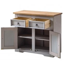 Maison Belfort Kommode Finca Rustica I - Kiefer massiv - Kiefer Grau -Schlafzimmer Verkaufe DE 1000178041 200417 12541000017 DETAILS P000000001000178041