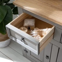 Maison Belfort Kommode Finca Rustica I - Kiefer massiv - Kiefer Grau -Schlafzimmer Verkaufe DE 1000178041 200511 13145700010 DETAILS P000000001000178041