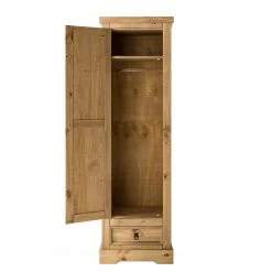 Maison Belfort Garderobenschrank Finca Rustica - Kiefer massiv - Kiefer Natur -Schlafzimmer Verkaufe DE 1000178044 200218 06072600018 DETAILS P000000001000178044