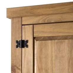 Maison Belfort Garderobenschrank Finca Rustica - Kiefer massiv - Kiefer Natur -Schlafzimmer Verkaufe DE 1000178044 200218 06072600021 DETAILS P000000001000178044