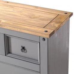 Maison Belfort Kommode Finca Rustica II - Kiefer massiv - Kiefer Grau 21 Maison Belfort Kommode Finca Rustica II - Kiefer massiv - Kiefer Grau -Schlafzimmer Verkaufe DE 1000178050 200417 12424400005 DETAILS P000000001000178050