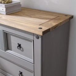 Maison Belfort Kommode Finca Rustica II - Kiefer massiv - Kiefer Grau 20 Maison Belfort Kommode Finca Rustica II - Kiefer massiv - Kiefer Grau -Schlafzimmer Verkaufe DE 1000178050 200511 13150100015 DETAILS P000000001000178050