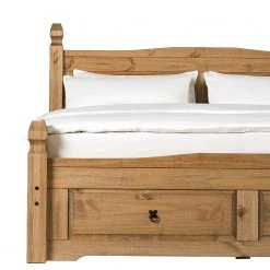 Maison Belfort Massivholzbett Finca Rustica - Kiefer massiv - Kiefer Natur -Schlafzimmer Verkaufe DE 1000178059 200212 13141900073 DETAILS P000000001000178059