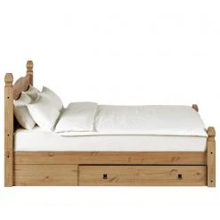 Maison Belfort Massivholzbett Finca Rustica - Kiefer massiv - Kiefer Natur -Schlafzimmer Verkaufe DE 1000178059 200212 13142000075 DETAILS P000000001000178059