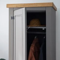 Maison Belfort Garderobenschrank Finca Rustica - Kiefer massiv - Kiefer Grau -Schlafzimmer Verkaufe DE 1000178063 200603 16035800063 MOOD DETAILS P000000001000178063 mood