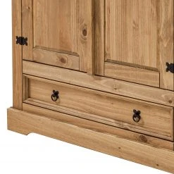 Maison Belfort Drehtürenschrank Finca Rustica II - Kiefer massiv - Kiefer Natur - Breite: 194 cm -Schlafzimmer Verkaufe DE 1000178072 200212 13142100111 DETAILS P000000001000178072