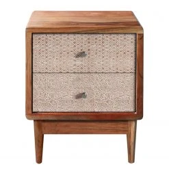 Ars manufacti Nachtkommode Buuda II - Akazie massiv