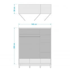 Mørteens Drehtürenschrank Sunndal -Schlafzimmer Verkaufe DE 1000181754 210622 14322400029 SKETCH DETAILS P000000001000181754 sketch