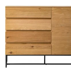 Ars Natura Kommode Nozza - Echtholzfurnier - Eiche / Schwarz -Schlafzimmer Verkaufe DE 1000182823 200214 14501900031 DETAILS P000000001000182823