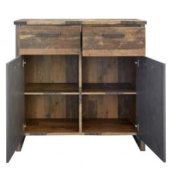 Trendteam Kommode Prime II - Altholz Pinie Dekor / Anthrazit -Schlafzimmer Verkaufe DE 1000185536 190905 12594200162 DETAILS P000000001000185536