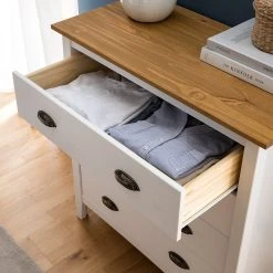 Maison Belfort Kommode Rivery II - Kiefer massiv - Weiß -Schlafzimmer Verkaufe DE 1000187565 201111 14522700003 DETAILS P000000001000187565