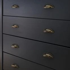 Maison Belfort Kommode Rivery II - Kiefer massiv - Anthrazit -Schlafzimmer Verkaufe DE 1000187578 200312 14522700022 DETAILS P000000001000187578