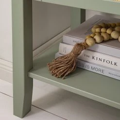 Maison Belfort Nachttisch Belleria - Kiefer massiv / Wiener Geflecht - Hellolivgrün -Schlafzimmer Verkaufe DE 1000187589 200505 06384600008 DETAILS P000000001000187589