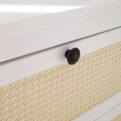 Maison Belfort Kommode Belleria I - Kiefer massiv / Wiener Geflecht - Weiß -Schlafzimmer Verkaufe DE 1000187592 200430 14091600016 DETAILS P000000001000187592