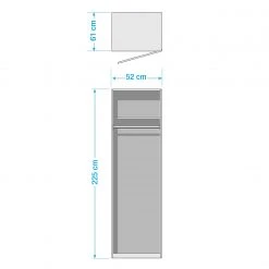 Now! by hülsta Schrank-Anbaumodul hülsta now basic I -Schlafzimmer Verkaufe DE 1000190286 210720 08062300008 SKETCH DETAILS P000000001000190286 sketch