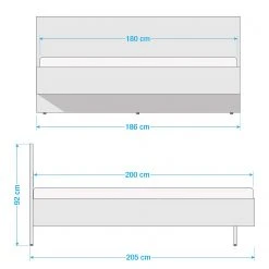 Now! by hülsta Bett hülsta now basic I - Weiß - 180 x 200cm -Schlafzimmer Verkaufe DE 1000190299 210720 09232200029 SKETCH DETAILS P000000001000190299 sketch