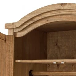 Maison Belfort Drehtürenschrank Finca Rustica I - Kiefer massiv - Kiefer Natur - Breite: 100 cm -Schlafzimmer Verkaufe DE 1000192589 200212 13142200120 DETAILS P000000001000192589