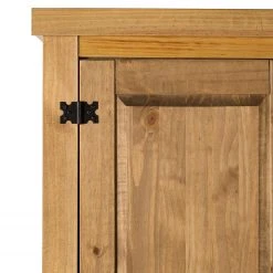 Maison Belfort Drehtürenschrank Finca Rustica II - Kiefer massiv - Kiefer Natur - Breite: 101 cm -Schlafzimmer Verkaufe DE 1000192590 200515 12260200017 DETAILS P000000001000192590