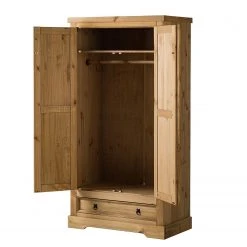 Maison Belfort Drehtürenschrank Finca Rustica II - Kiefer massiv - Kiefer Natur - Breite: 101 cm -Schlafzimmer Verkaufe DE 1000192590 200515 12260900025 DETAILS P000000001000192590