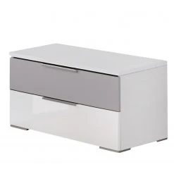 Fresh to go Nachtkommode Arizona - Weiß / Hellgrau - 2