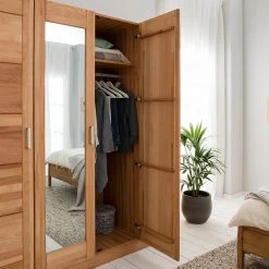 Ars Natura Drehtürenschrank Landvetter I - Kernbuche teilmassiv - Breite: 202 cm -Schlafzimmer Verkaufe DE 1000195502 200513 13551900035 DETAILS P000000001000195502