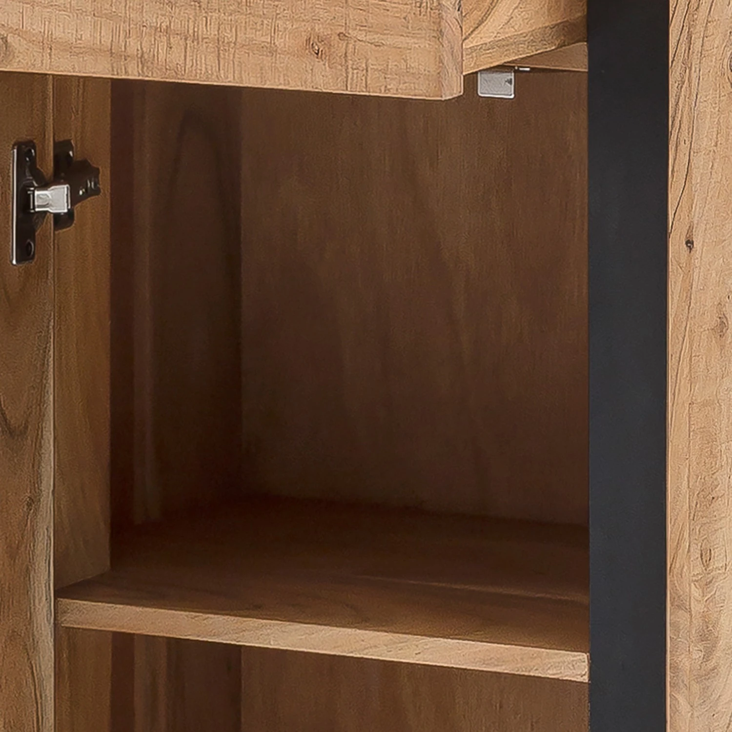 Ars Natura Kommode Weldon - Akazie massiv / Steinfurnier - Akazie / Schwarz 9 Ars Natura Kommode Weldon - Akazie massiv / Steinfurnier - Akazie / Schwarz – Bild 9