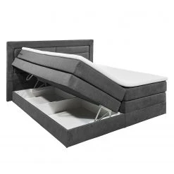 Loftscape Boxspringbett Sunol I - inkl. Bettkasten & Topper - Grau - 160 x 200cm -Schlafzimmer Verkaufe DE 1000199704 191218 15020500034 DETAILS P000000001000199704
