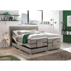 Loftscape Boxspringbett Sunol II - inkl. Elektromotor & Topper - Lichtgrau - 160 x 200cm -Schlafzimmer Verkaufe DE 1000199714 191218 15020900108 MOOD DETAILS P000000001000199714 mood