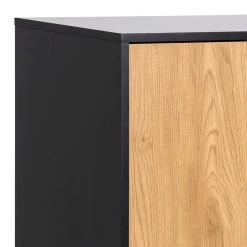 Red Living Kommode Coogee II - Wildeiche Dekor / Schwarz -Schlafzimmer Verkaufe DE 1000200158 200205 06092400096 DETAILS P000000001000200158