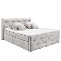 Loftscape Boxspringbett Bellvue - inkl. Kopfteil - Kies -Schlafzimmer Verkaufe DE 1000200909 210825 11271300006 DETAILS P000000001000200909