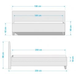 Meise.möbel Polsterbett Lucca - 180 x 200cm -Schlafzimmer Verkaufe DE 1000200955 200213 10260700027 SKETCH DETAILS P000000001000200955 sketch