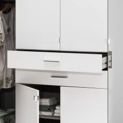 Wimex Drehtürenschrank Koblenz III - Weiß - Breite: 180 cm -Schlafzimmer Verkaufe DE 1000202210 200612 15221300010 DETAILS P000000001000202210