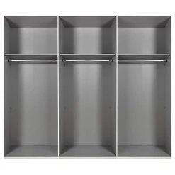 Wimex Schwebetürenschrank Minden - inkl. Spiegelfelder - Weiß / Graphit - Breite: 270 cm -Schlafzimmer Verkaufe DE 1000202220 220331 030 DETAILS P000000001000202220